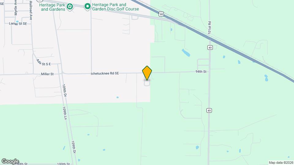 1820 Ichetucknee Rd SE Map and Location Details