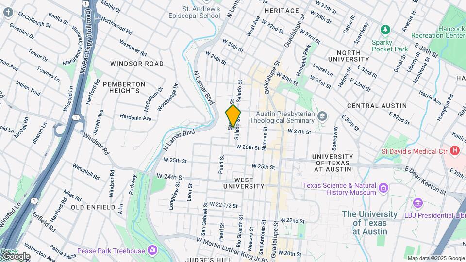 2612 Salado St Map and Location Details