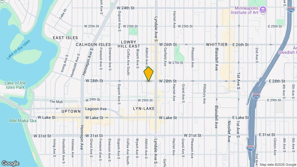 717 W 28th St Map and Location Details