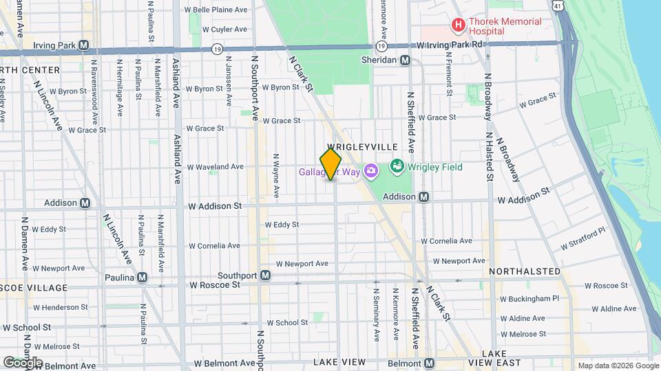 3626 N Racine Ave, Unit S2 Mapa y Detalles de la Ubicación