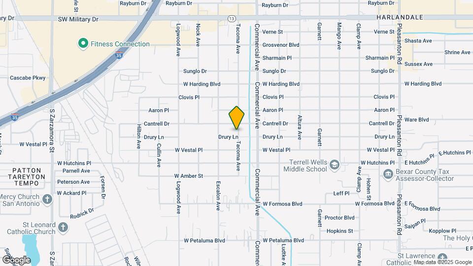 903 Drury Ln Mapa y Detalles de la Ubicación