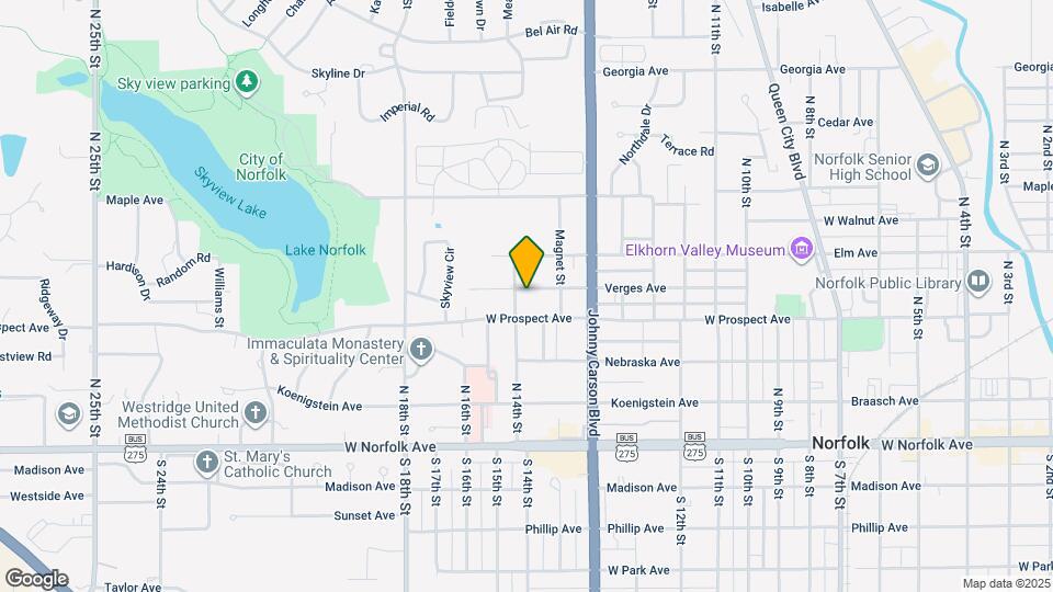 1329 Verges Ave Map and Location Details