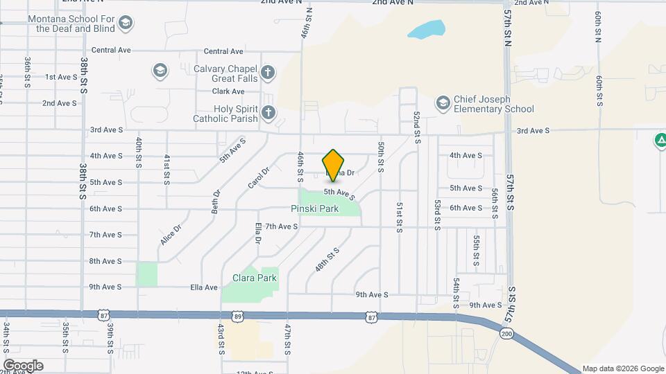 4631 5th Ave S Map and Location Details