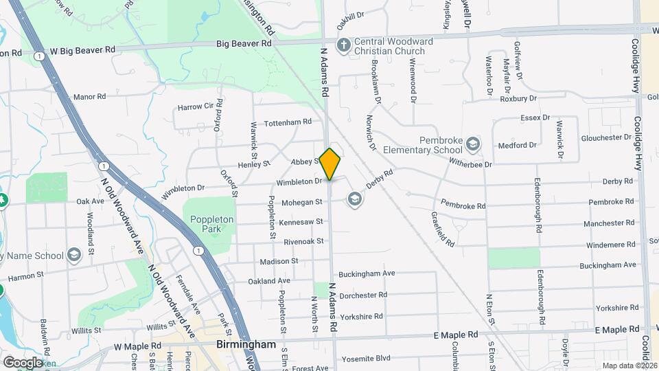 880 N Adams Rd, Unit 6 Mapa y Detalles de la Ubicación