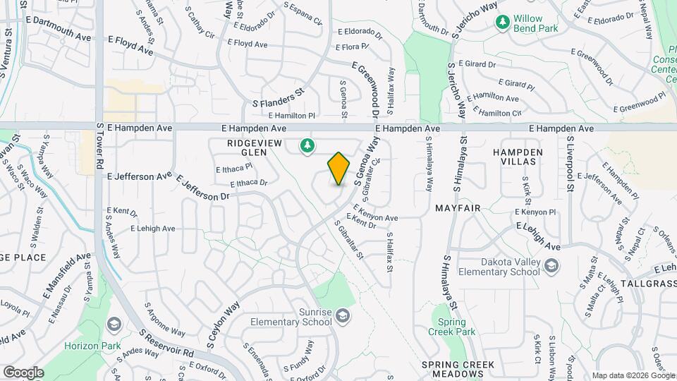 3667 S Fundy Way Map and Location Details