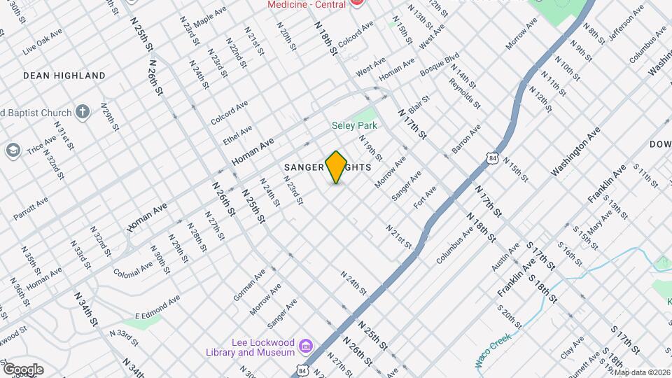 2107 Gorman Ave Map and Location Details