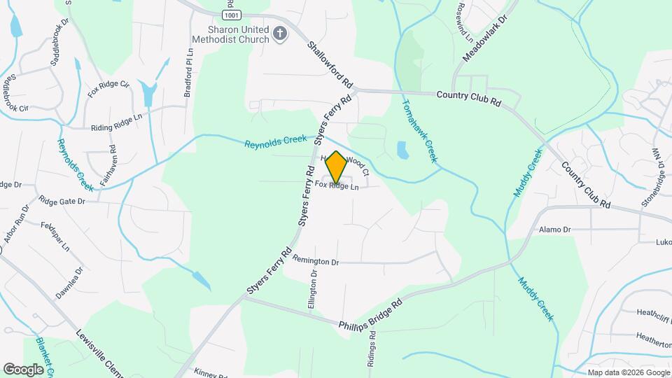 5922 Fox Ridge Ln Map and Location Details