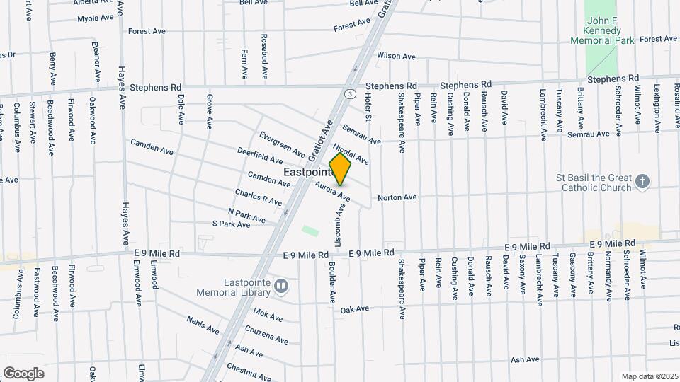 16267 Aurora Ave Map and Location Details