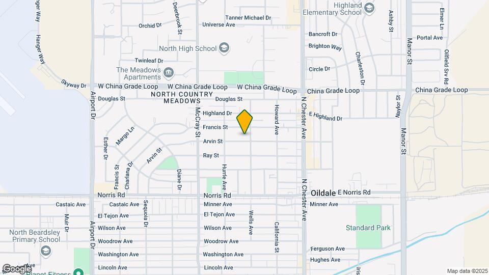 310 Arvin St Map and Location Details