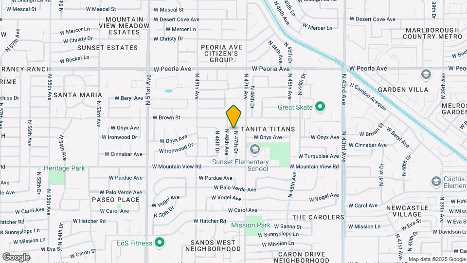 10030 N 47th Dr Map and Location Details
