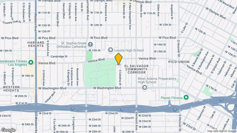 1641-1645 S Catalina St Map and Location Details