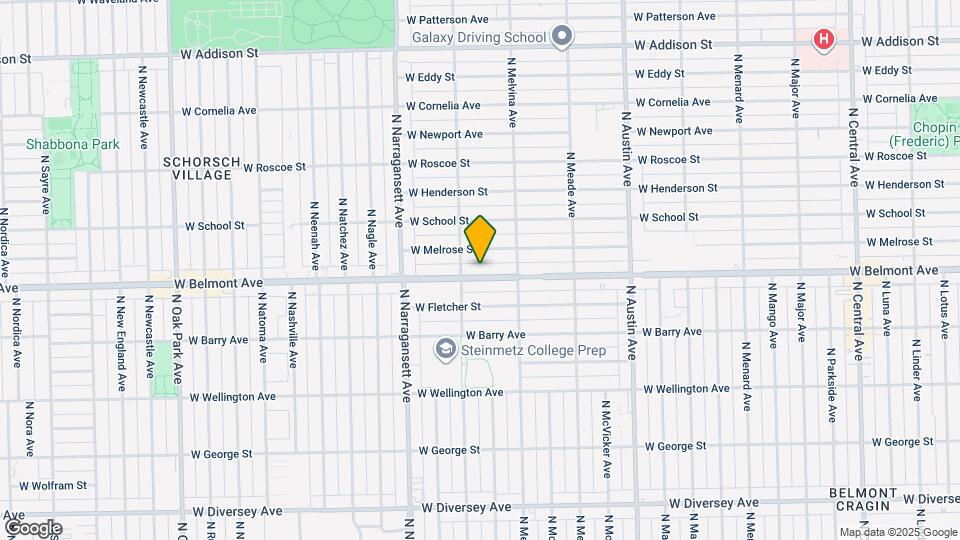 6240 W Belmont Ave Map and Location Details