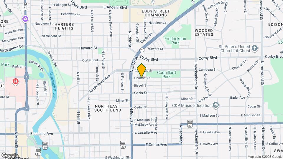 1134 Chalfant St Mapa y Detalles de la Ubicación