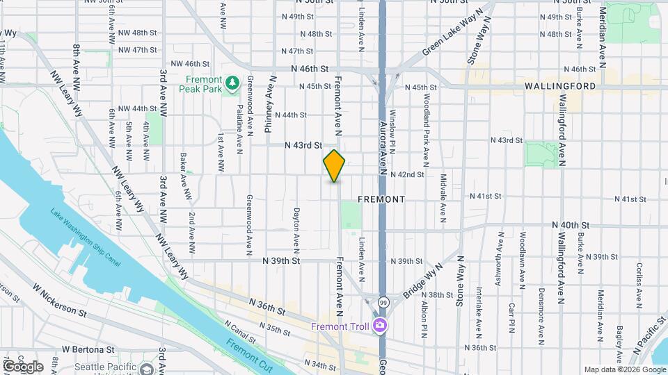 4119 Fremont Ave N Map and Location Details