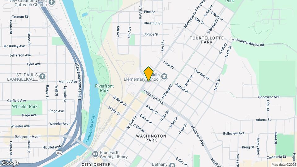 921 N Riverfront Dr, Unit 2 Map and Location Details