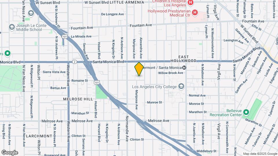 4911 Romaine St Map and Location Details