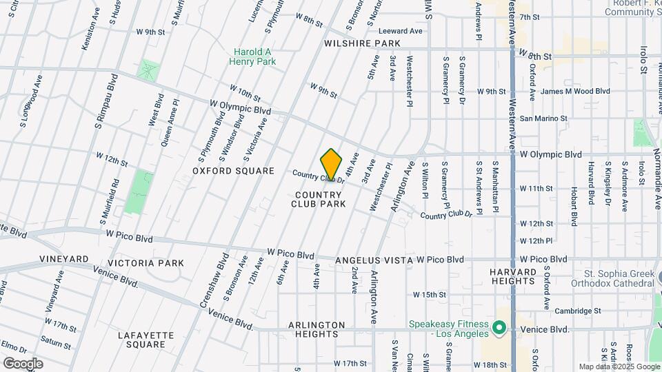 1106 5th Ave, Unit 2 Map and Location Details