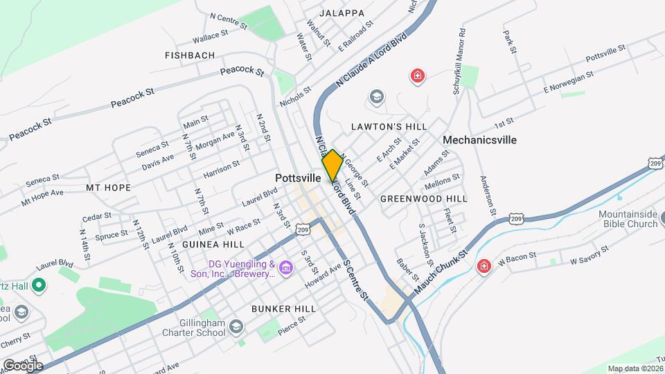 234 N Coal St Map and Location Details