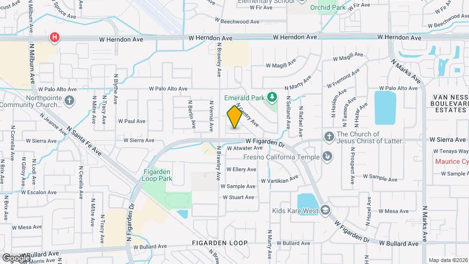 3750 W Vincent Ln Map and Location Details