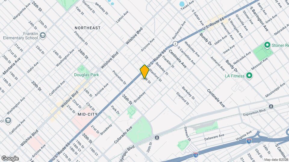 1428 Yale St, Unit B Mapa y Detalles de la Ubicación