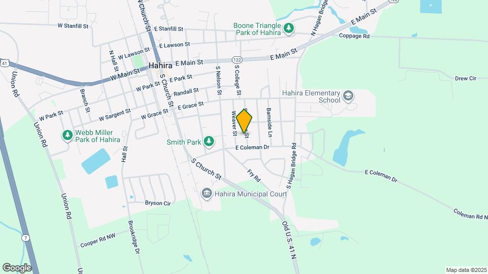 608 S College St Map and Location Details