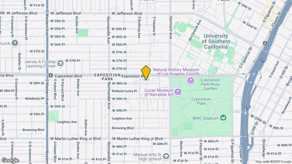 1117 W 38th St Map and Location Details