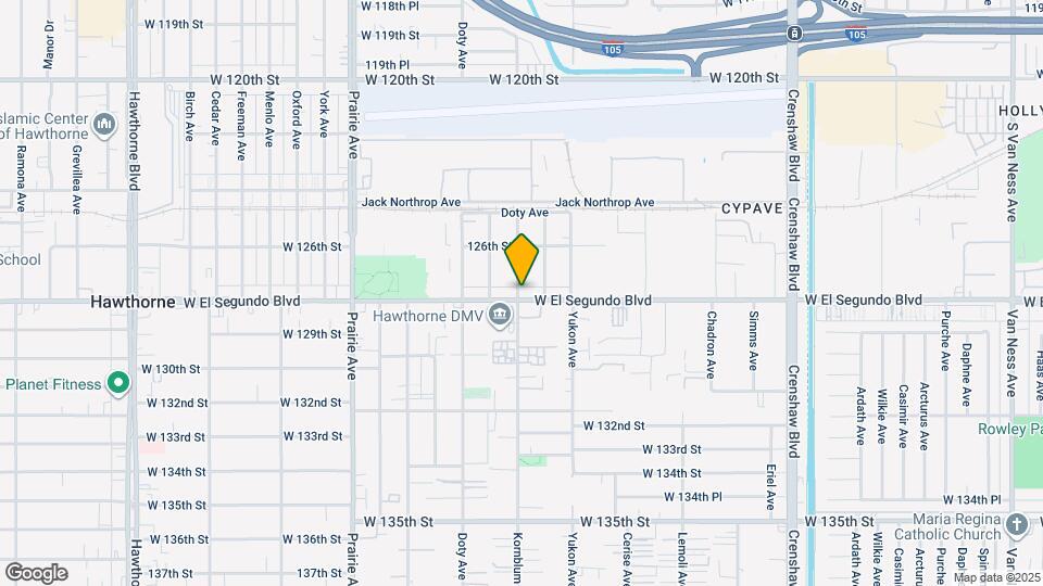 3659 W El Segundo Blvd Map and Location Details