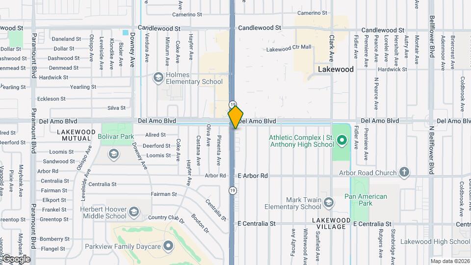 4848 N Lakewood Blvd Map and Location Details