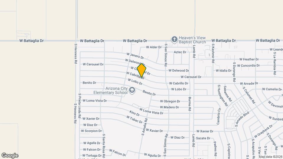 11991 W Cabrillo Dr Map and Location Details