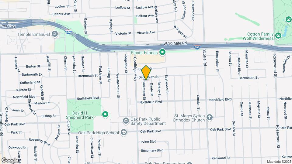 24340 Blackstone St Map and Location Details