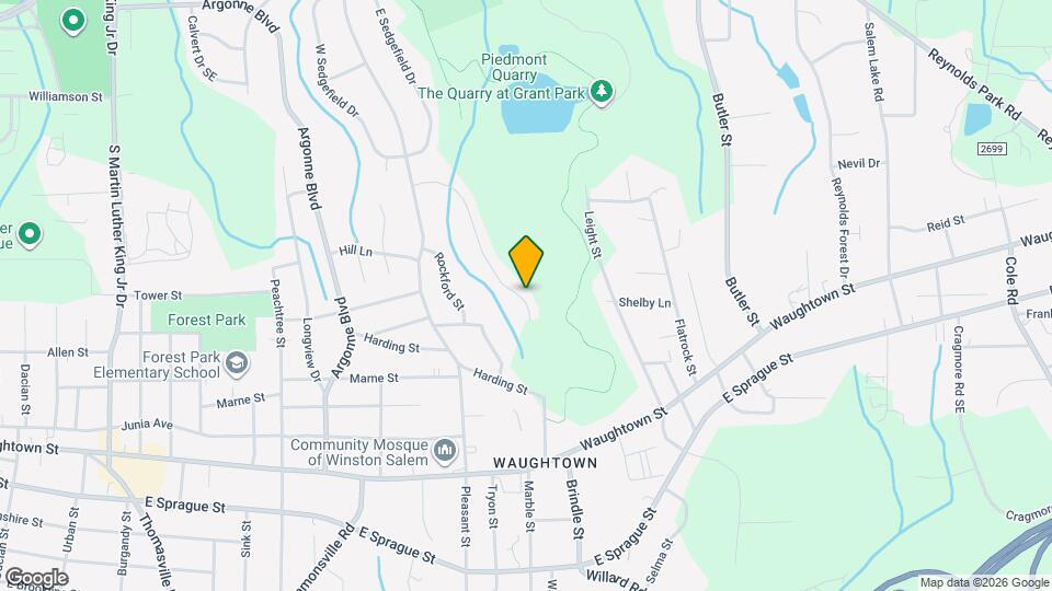 1651 Marble St Map and Location Details