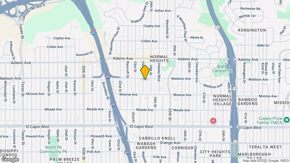 4577 Felton St Map and Location Details