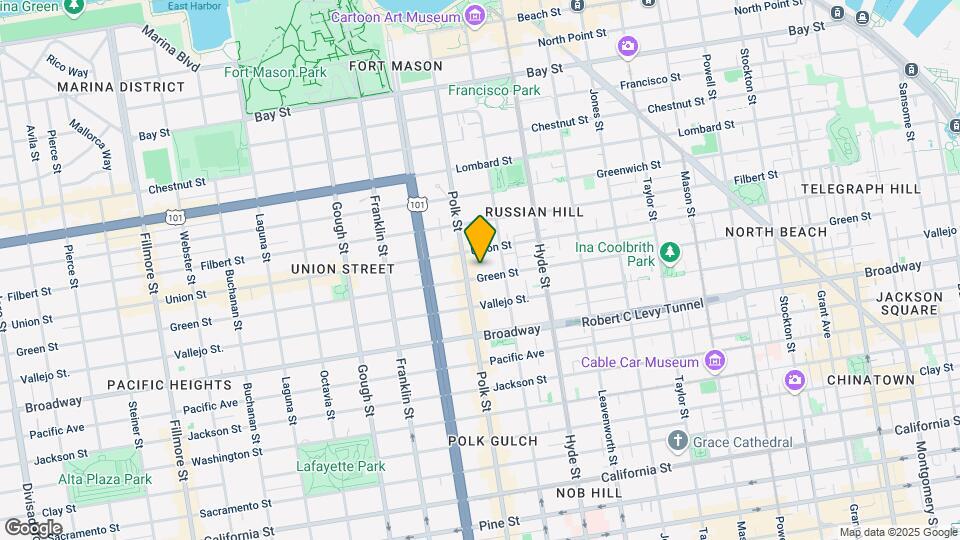 1360 Green St Mapa y Detalles de la Ubicación