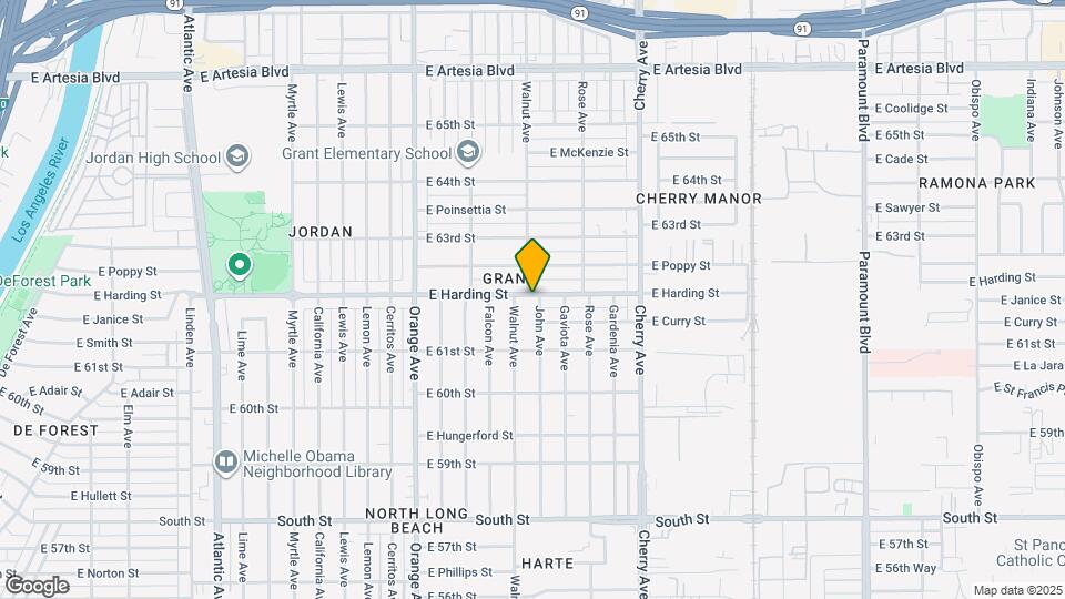 1616 E Harding St Map and Location Details