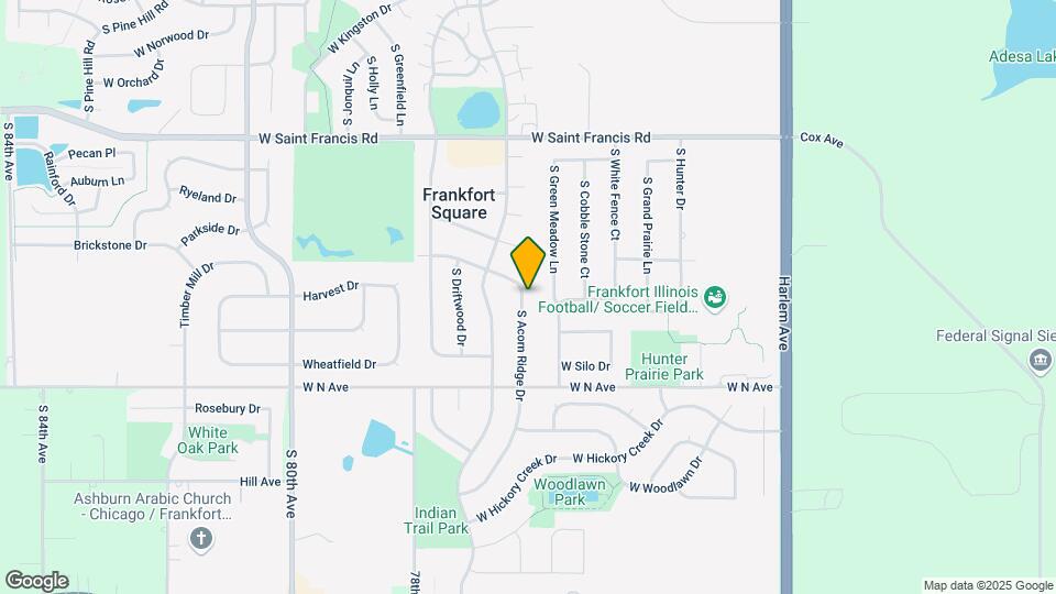 20543 S Acorn Ridge Dr Map and Location Details