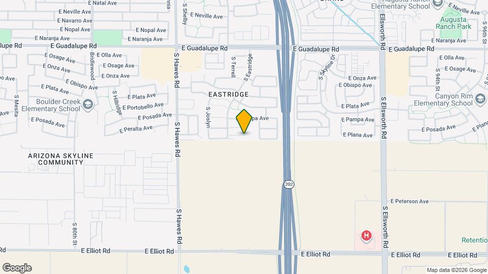8635 E Peralta Ave Map and Location Details
