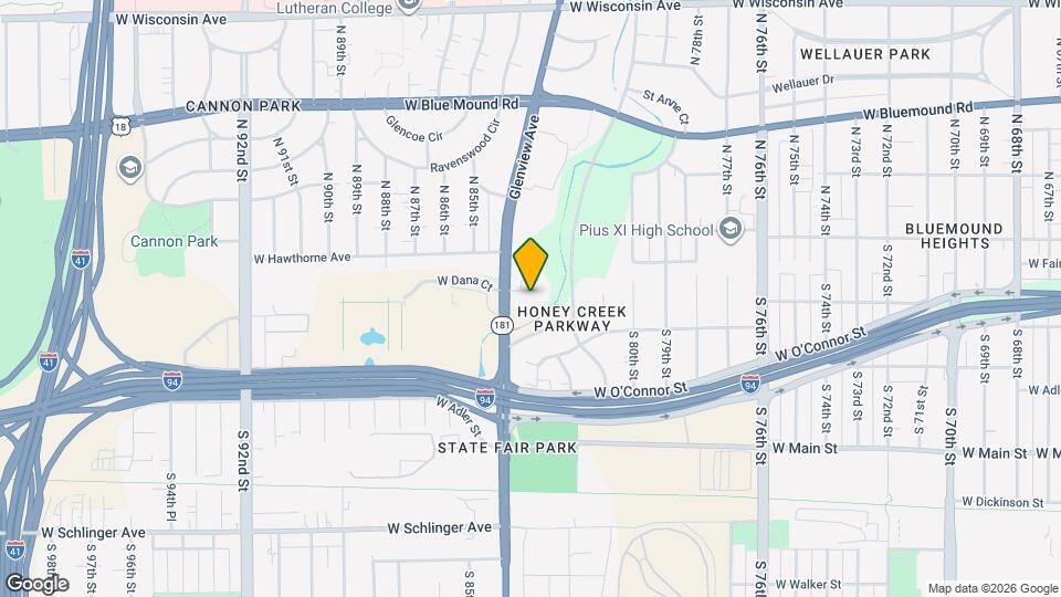 8317 W Dana St, Unit 8317 Map and Location Details