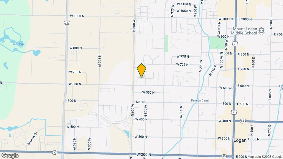 545 N 600 W Map and Location Details