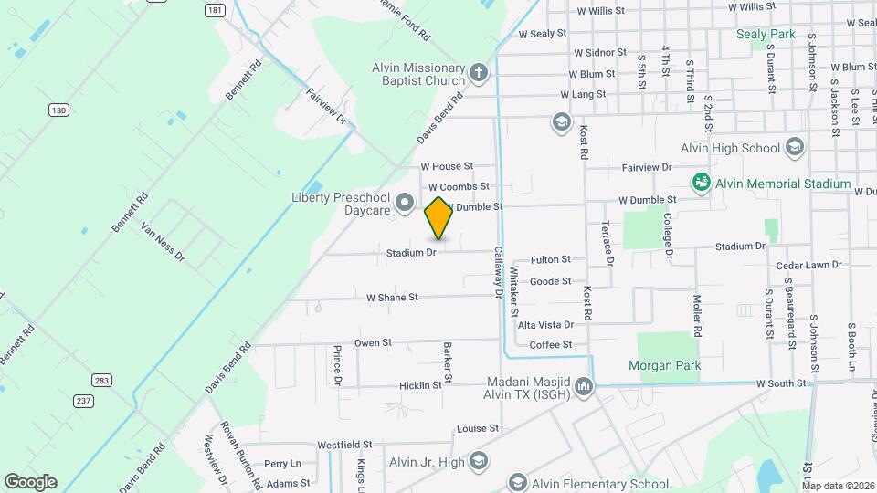 2570 Stadium Dr Map and Location Details