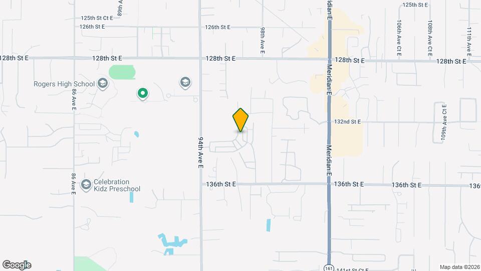 13221 96th Avenue Ct E Map and Location Details