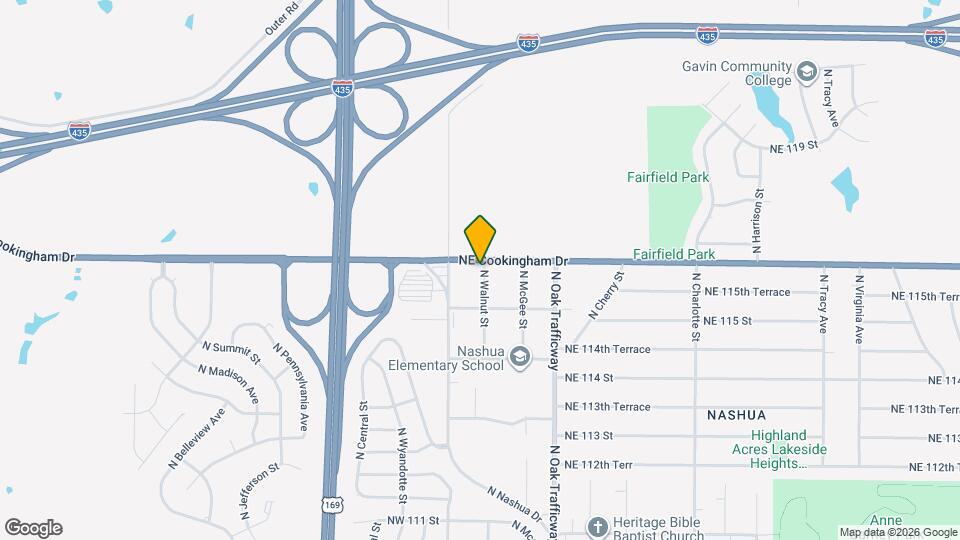 11520 N Walnut St Map and Location Details