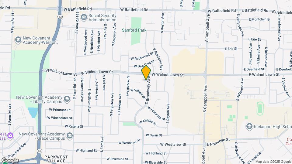 3429 S Broadway Ave Map and Location Details