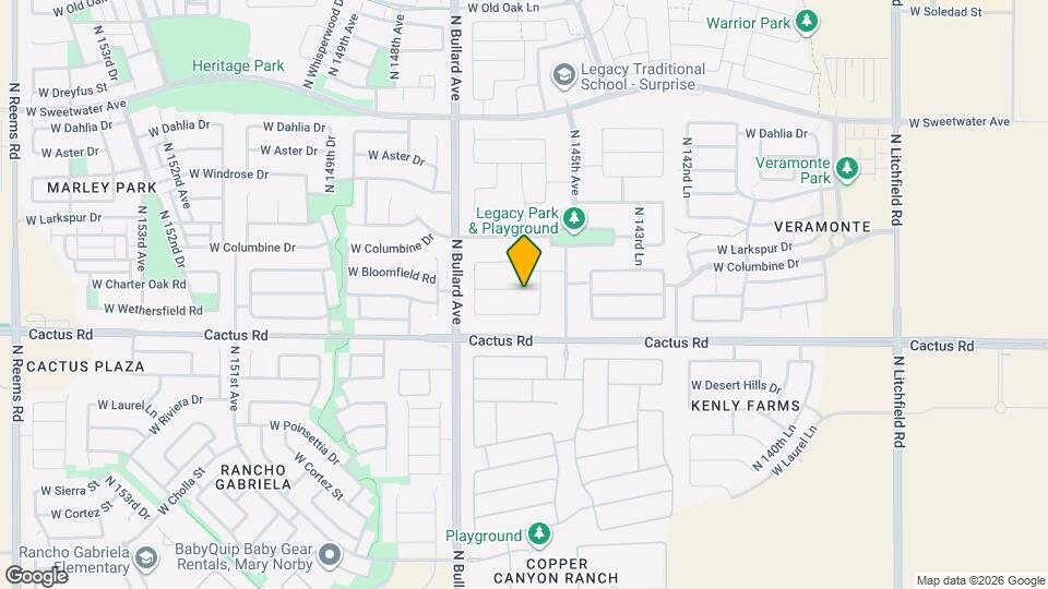 14577 W Charter Oak Rd Mapa y Detalles de la Ubicación