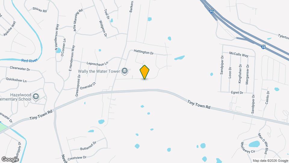 2440 Andersonville Dr Mapa y Detalles de la Ubicación