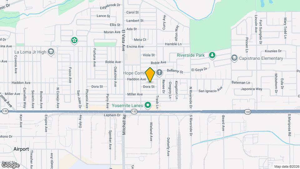 2321 Dora St Mapa y Detalles de la Ubicación