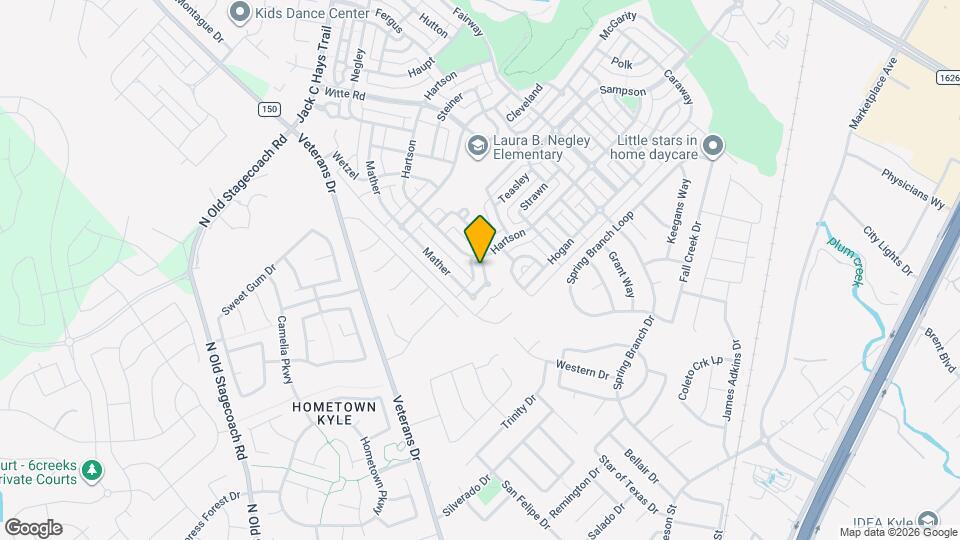 4631 Mather Map and Location Details