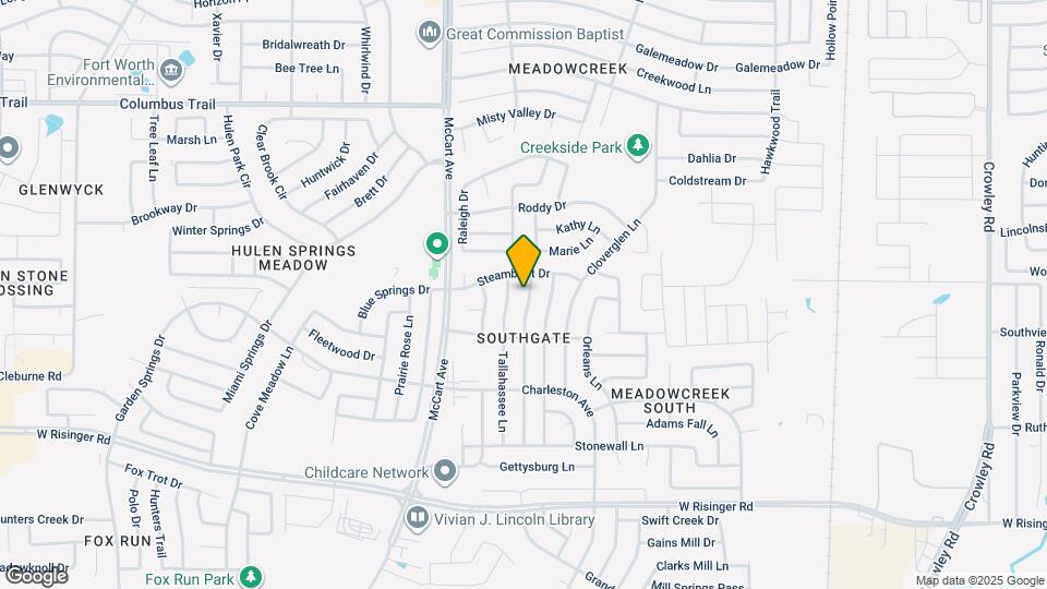 8312 Auburn Dr Map and Location Details