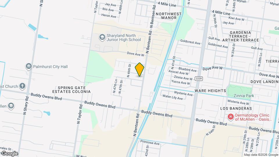 4408 Xanthisma Ave W Mapa y Detalles de la Ubicación
