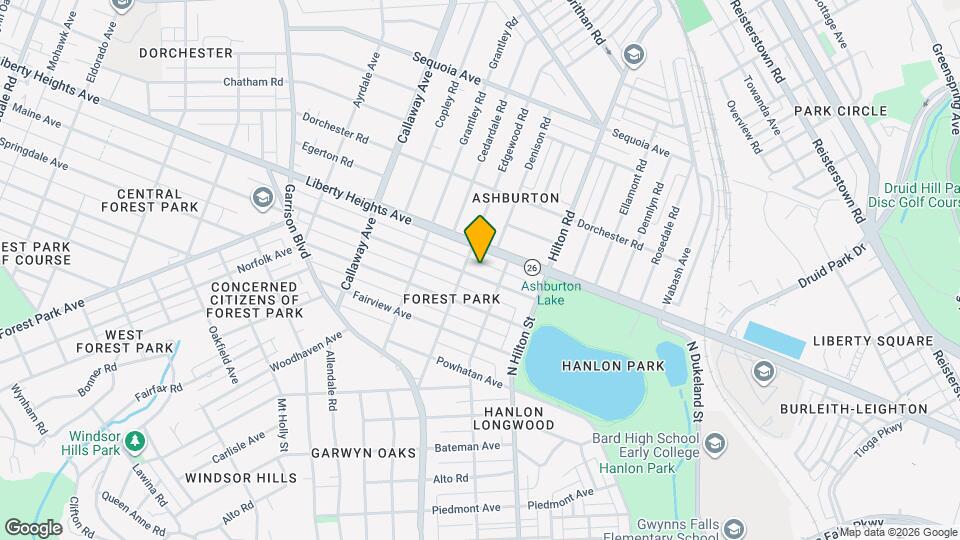 3408 W Forest Park Ave Mapa y Detalles de la Ubicación