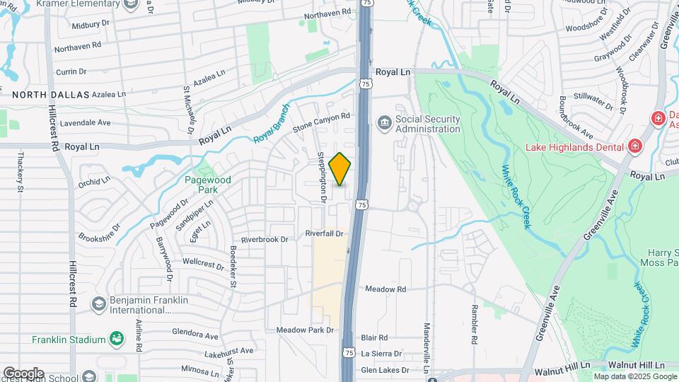 10640 Steppington Dr Map and Location Details